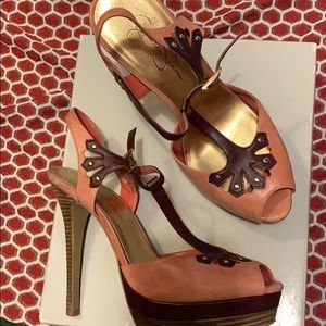 Jessica Simpson retro heels mauve, 10